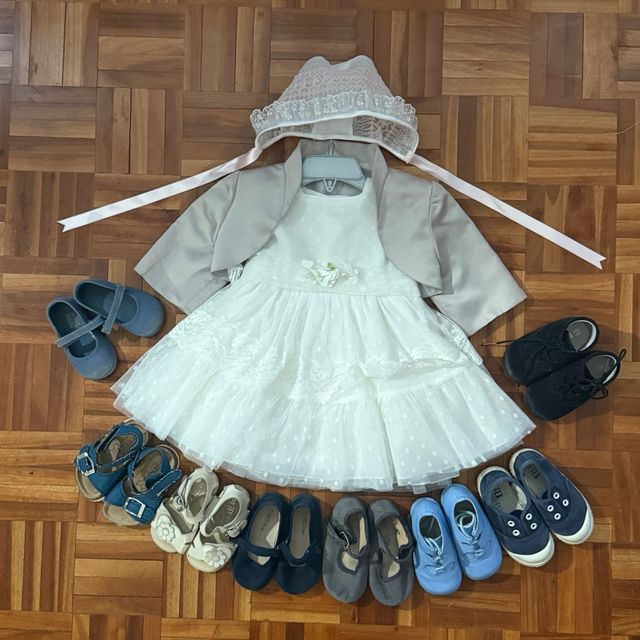 Vestido bebé niña Bautizo Ceremonia Cumple Ocasión