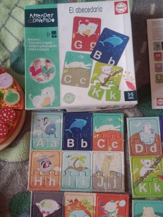 PUZZLE ABEC "EDUCA" + REGALOS, PIZZA, TARTA...
