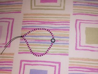 Braccialetto Perline fucsia-Bianco