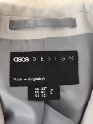 Traje gris ASOS DESIGN - 3 piezas