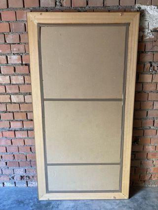 Espejo antiguo madera marrón