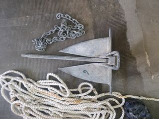 Ancla 6kg + cadena + cabo