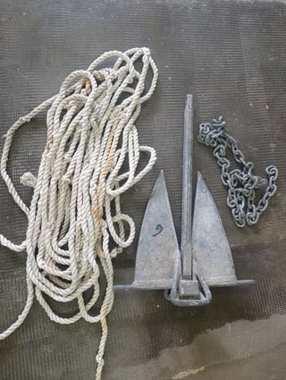 Ancla 6kg + cadena + cabo