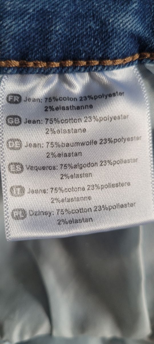 Mono vaquero corto azul