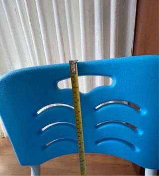 Escritorio infantil evolutivo azul. 