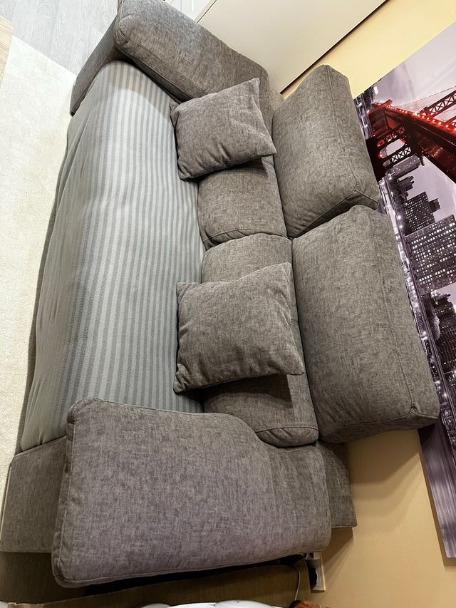 Divano letto grigio - elettrico