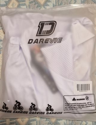Maillot ciclismo DAREVIE blanco talla asiática L