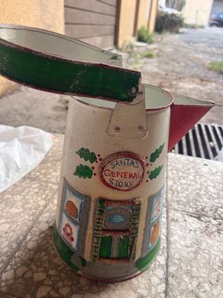 Innaffiatoio Natale vintage 30cm