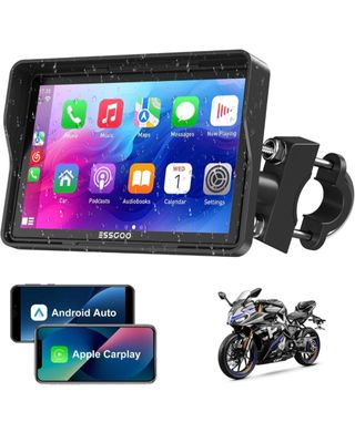 GPS moto 5" Android Auto/CarPlay ESSGOO 
