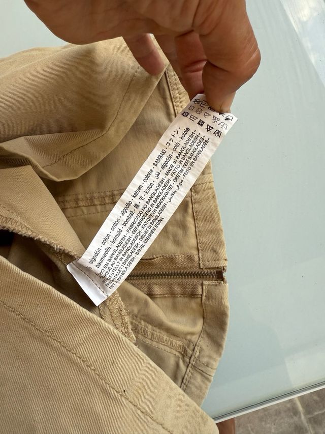 Falda cargo beige - Mini