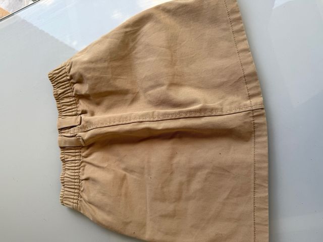 Falda cargo beige - Mini