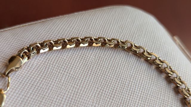 Pulsera de plata 925 chapada en oro rosa