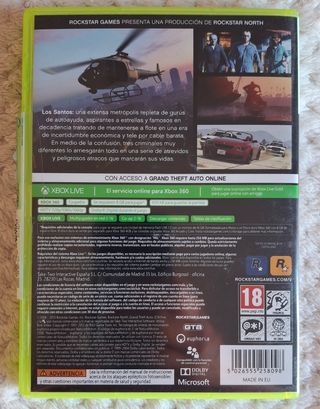 🇪🇸 Grand Theft Auto GTA V - Xbox 360