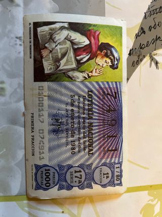 Lotería Nacional años 1945-1995