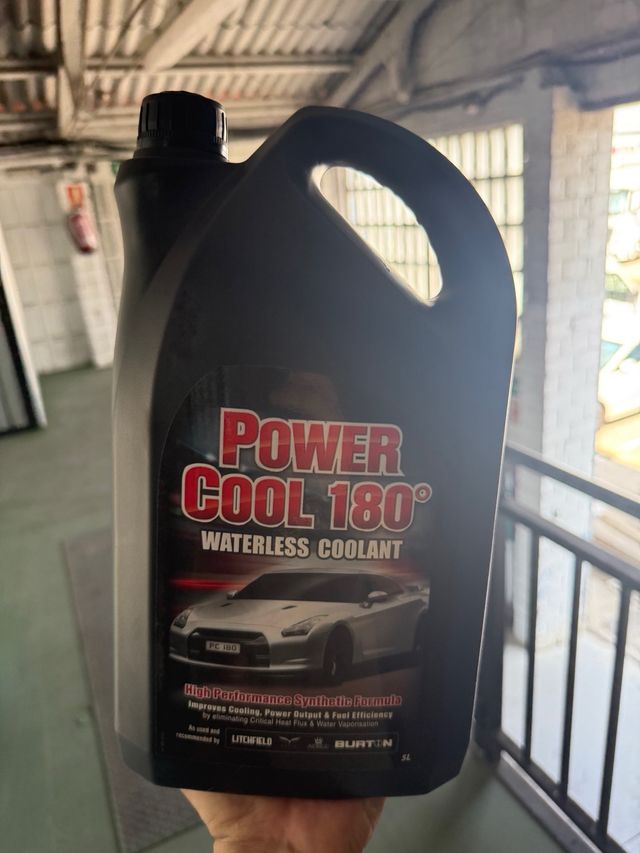 Refrigerante POWER COOL + limpiador radiador EVANS