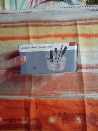 Organizer per cosmetici a cuore 8 scomparti