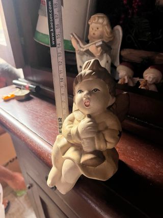 2 Angeli in porcellana - 15cm
