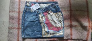 Mini Falda Vaquera Desigual