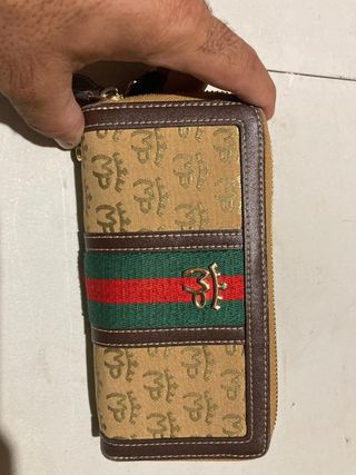 Monedero Montepicaza Beige y Marrón