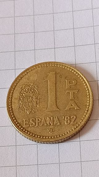 Moneda 1 peseta España 1984
