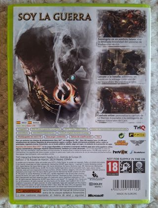 🇪🇸 Warhammer 40,000: Space Marine Xbox 360