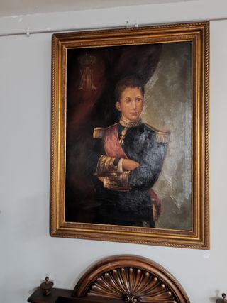 Retrato Alfonso XIII - Cuadro antiguo