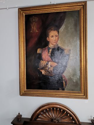 Retrato Alfonso XIII - Cuadro antiguo