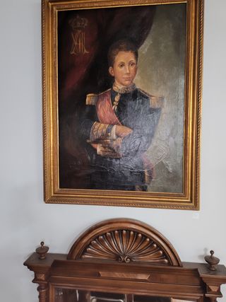 Retrato Alfonso XIII - Cuadro antiguo
