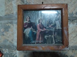 Quadro sacro vintage da collezione 