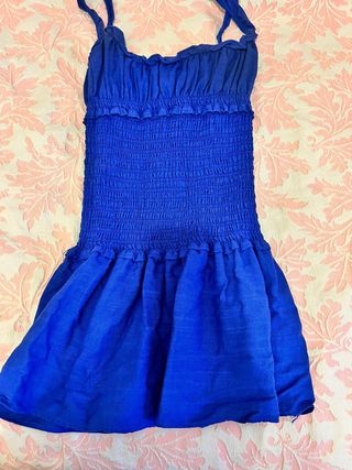 Vestido azul preppy