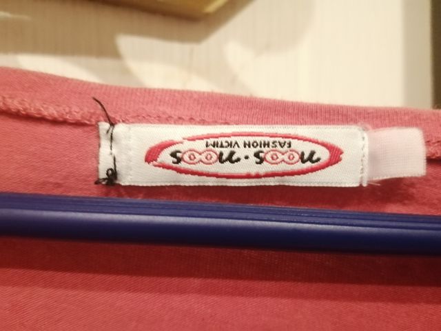 Camiseta rosa manga corta NOOS