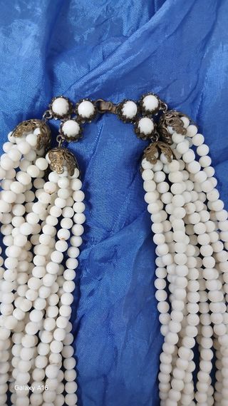 Lote Bisutería Vintage Blanca