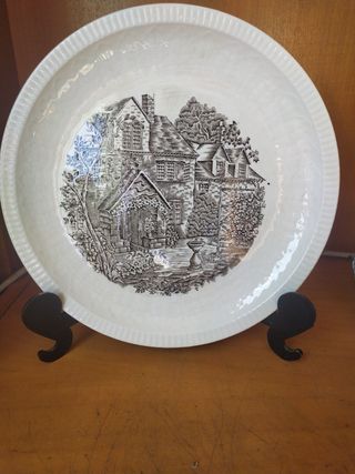 Plato porcelana Pontesa vintage