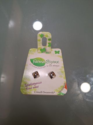 Pendientes Farma Bijoux cuadrados