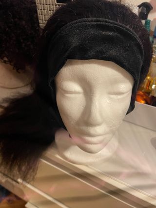 Peluca Pelo Humano Diadema - Negra pelo yaky 