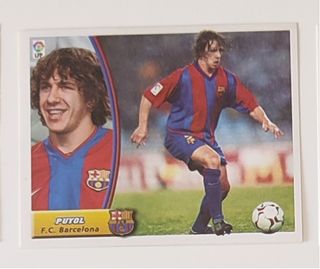 Cromo Puyol FC Barcelona 2003-04