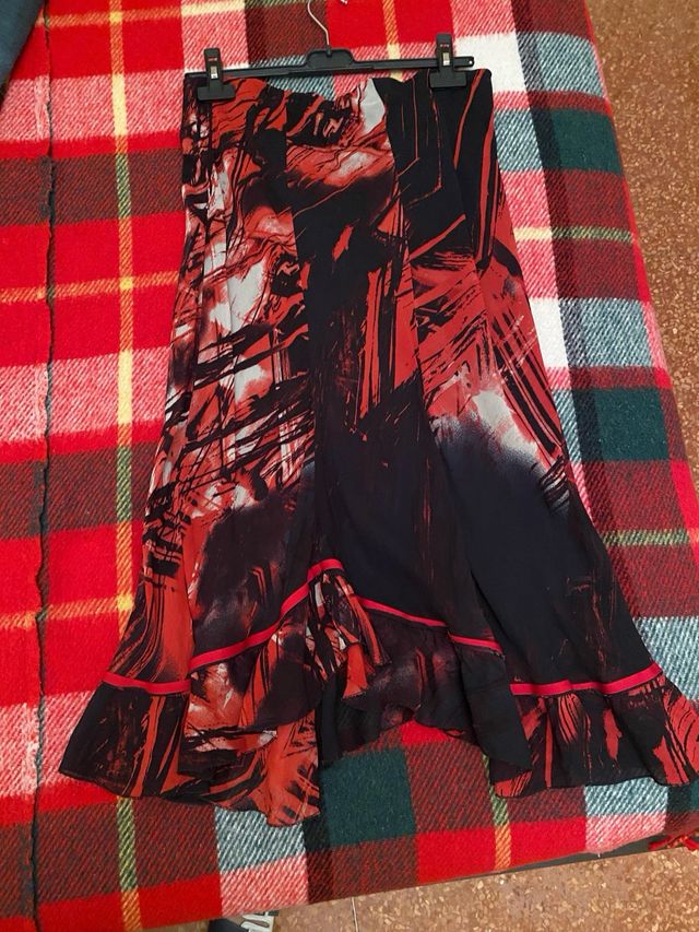 Gonna e camiciola donna - Rosso&Nero