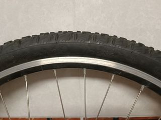 Rueda bicicleta 26" delantera rokrider