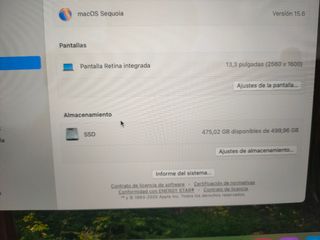 MACBOOK PRO 2020 i5/16GB RAM/512GB SSD