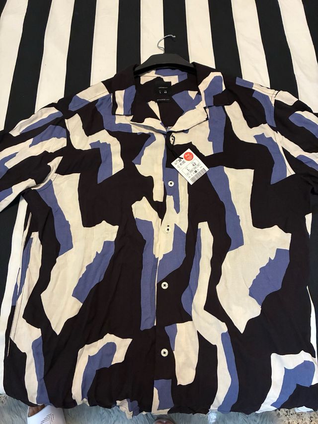 Camisa Lefties azul - L