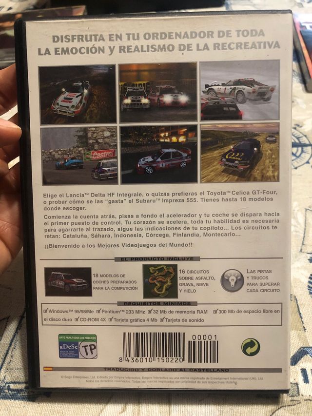 Disney Colección de PC / Sega Rally / Juego lucha