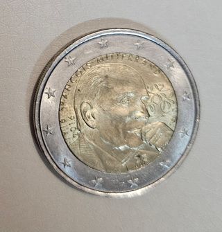 Moneda 2€ Francia 2016 Mitterrand
