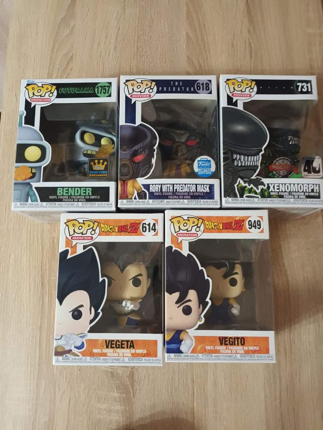 5 Funko Pop! Vinilo