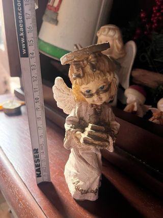 3 Angeli Natale Ceramica - Decorazioni