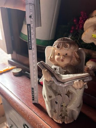 3 Angeli Natale Ceramica - Decorazioni