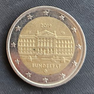 Moneda 2€ Alemania 2019 Bundesrat