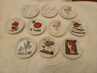10 Platos Pinturas Picasso