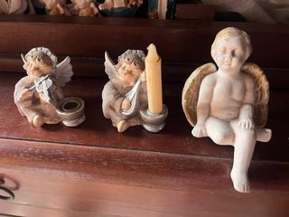3 Angeli portacandela - Natale