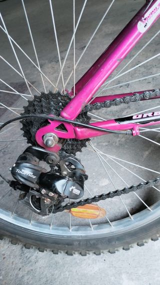 Bicicleta Órbita morada