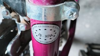 Bicicleta Órbita morada